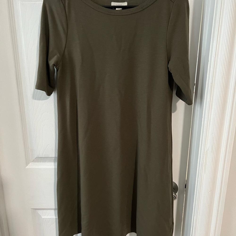 Cupio Olive Midi Dress